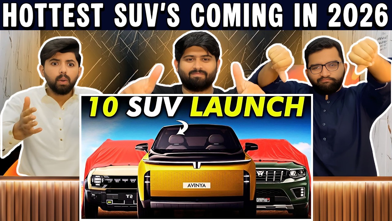 Top 10 Hottest SUV's Coming in 2026 Pakistani Reaction 🔥