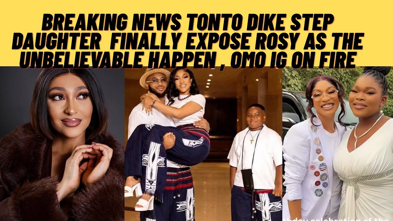 Breaking it is finally over.end of rosy as tonto step daughter expose the unimaginable IG on fire 
