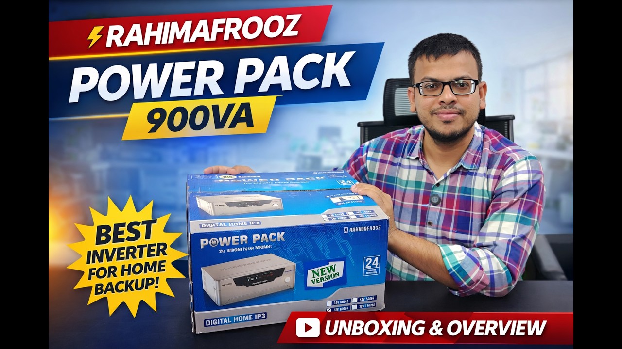 Rahimafrooz Power Pack 900VA 🔥Don't be fooled if you buy it
