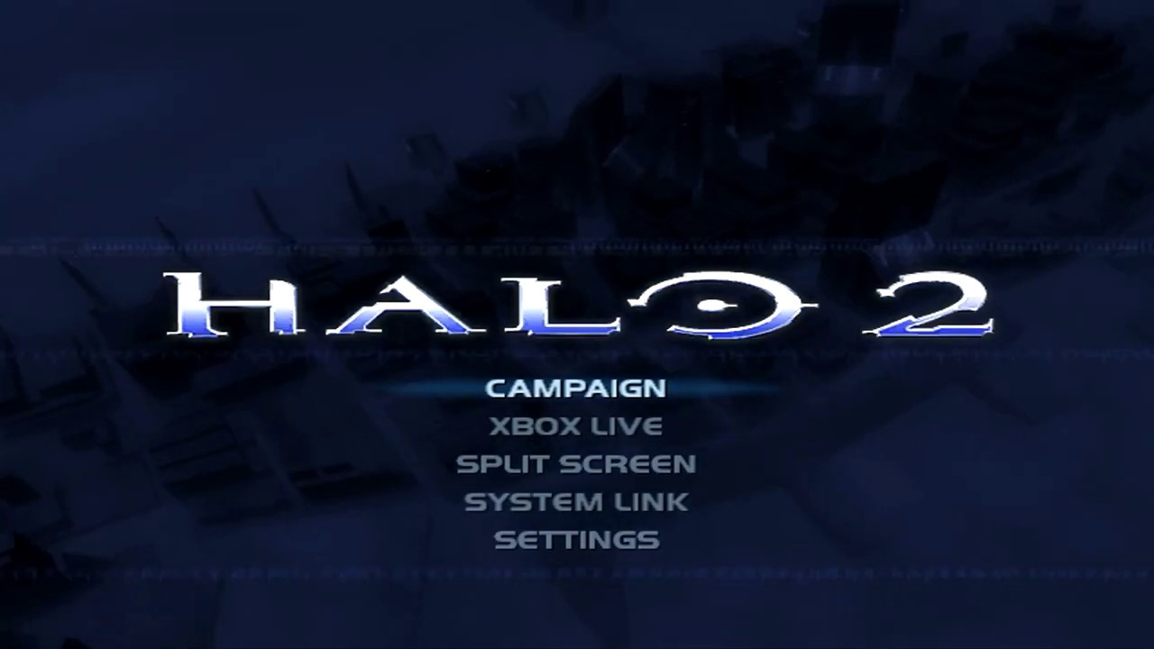 Halo 2 Xbox Main menu