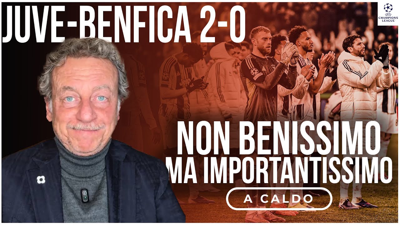 JUVENTUS-BENFICA 2-0: SPALLETTI CONQUISTA I PLAYOFF