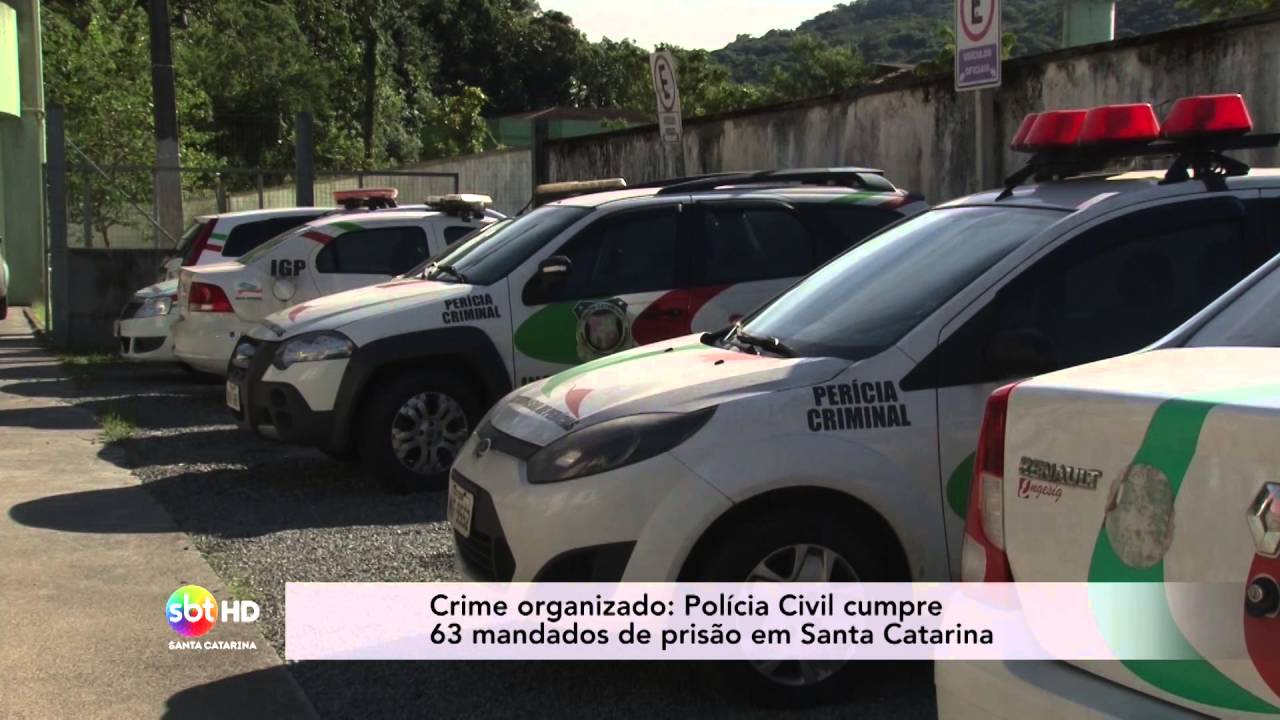 Crime organizado: Pol&iacute;cia Civil cumpre 63 mandados de pris&atilde;o em SC