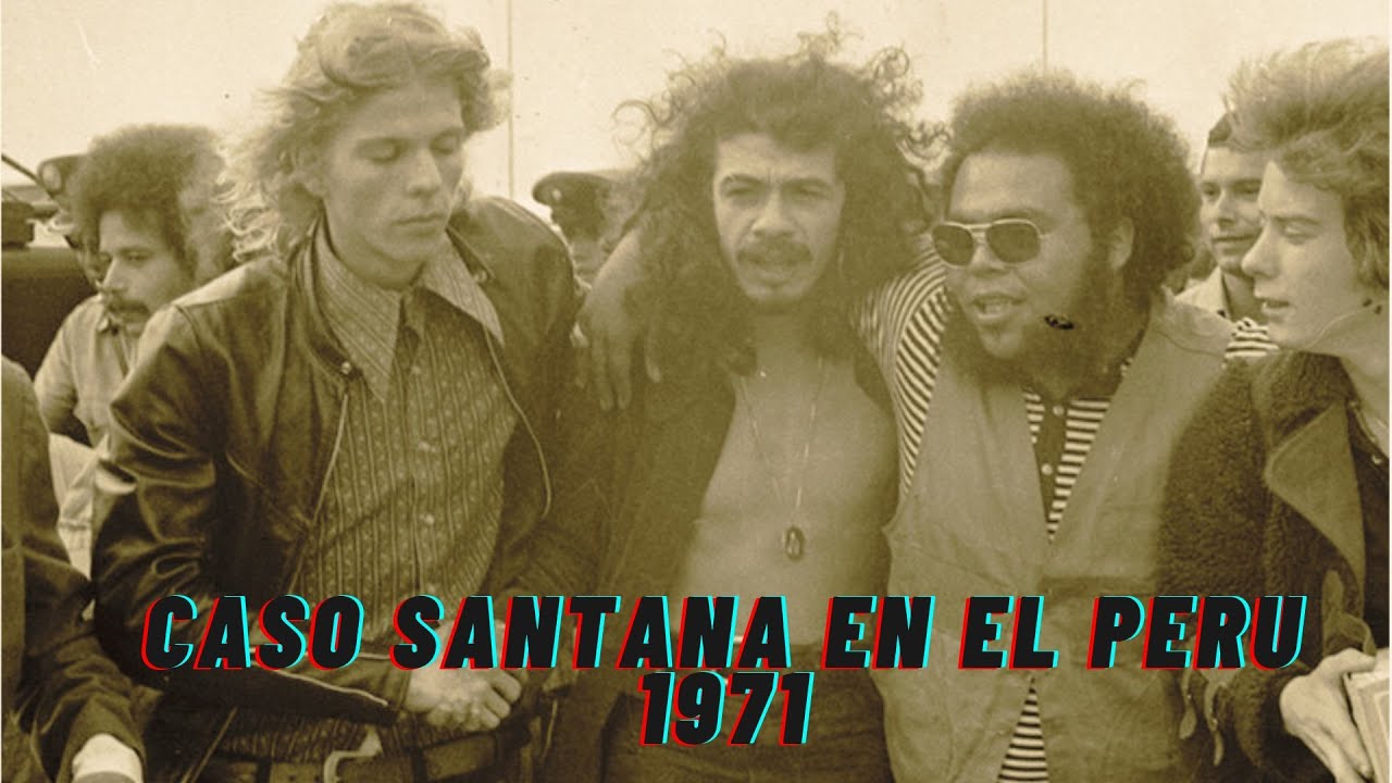 Carlos Santana en el Perú en 1971