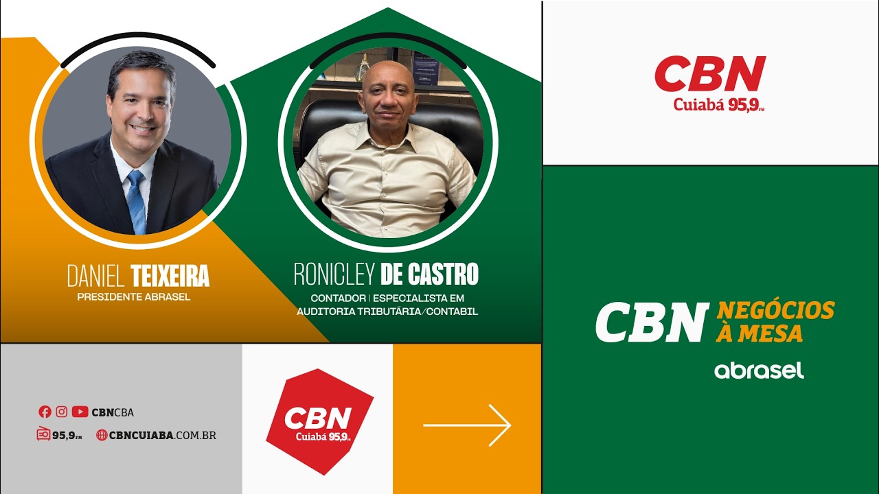 CBN Negócios à Mesa | Ronicley de Castro  - Contador