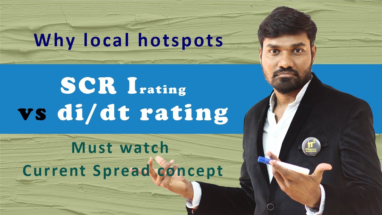 Why local hotspots created, Difference between I_rated and di/dt rating of SCR.