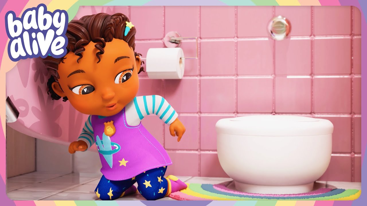 The Babies Potty Train Katie Kat  👶 🧻 NEW Baby Alive Season 4