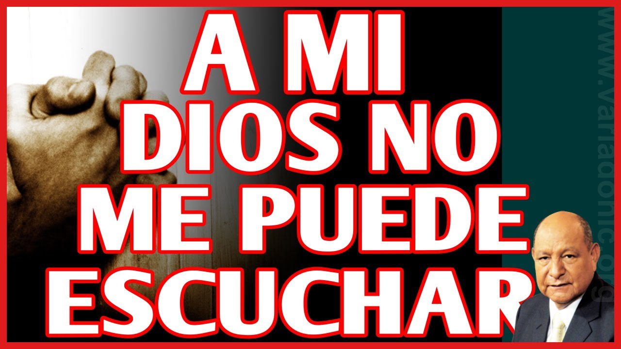 😭 A MI DIOS NO ME PUEDE ESCUCHAR 😭 con el pastor ALEJANDRO BULLÓN
