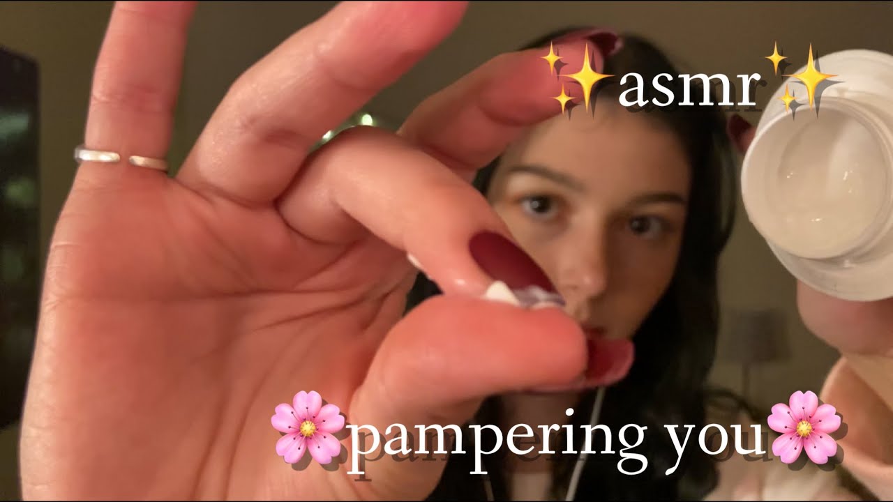 ASMR | Pampering You to Relieve Stress ~personal affirmations, layered sounds, close whispers~