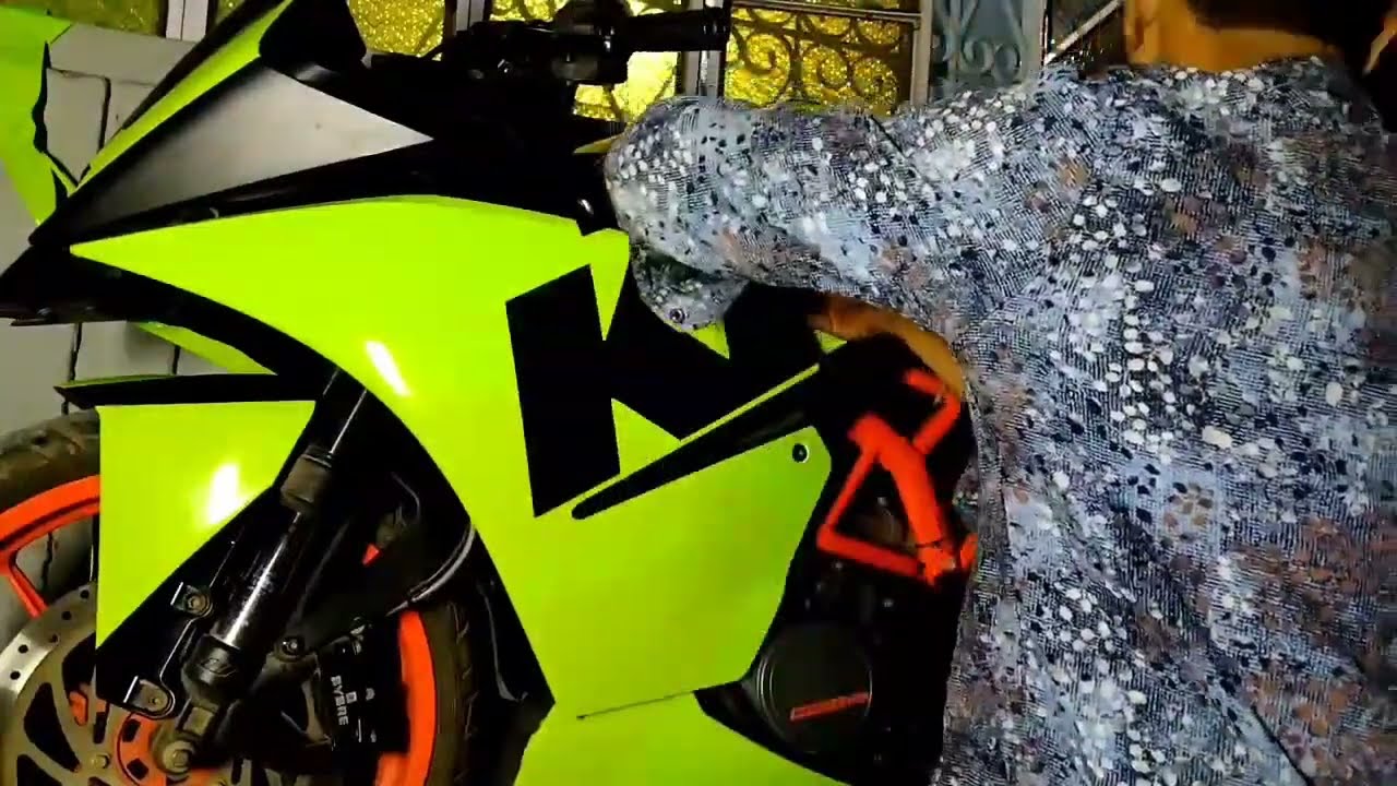 KTM RC 390 Modification | KTM Full Wrapping | KTM Modified | The stickers