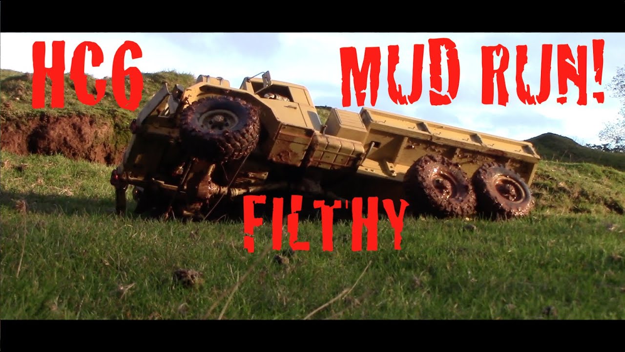 Cross HC6 Ploughing Axle-Deep Mud! | Scale Military 6x6 RC Crawler