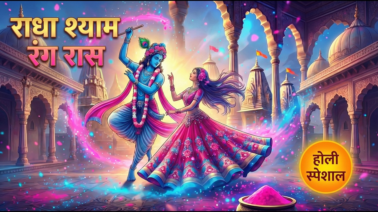 राधा श्याम रंग रास | ब्रज की दिव्य होली उत्सव भजन | Krishna Holi Devotional Song | 2026 Holi Special