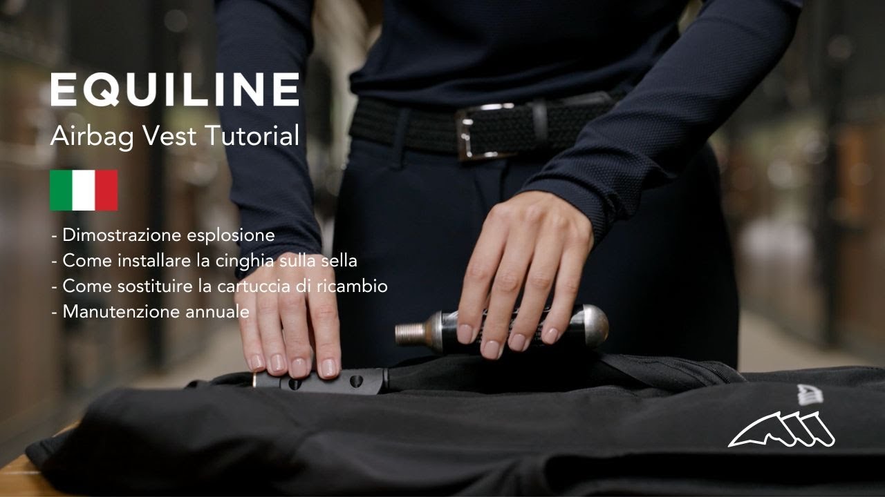 GILET AIRBAG EQUILINE - TUTORIAL ITA
