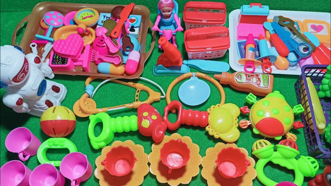7 Minutes of Ultimate Toy Doctor & Kitchen Playtime || Colorful people Pretend Fun