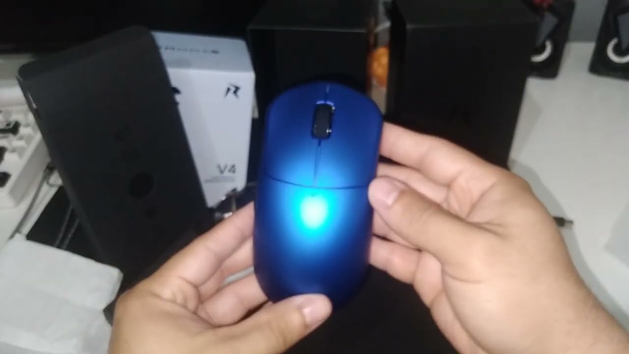 MEU NOVO MOUSE RAWM LEVIATHAN V4. UNBOXING
