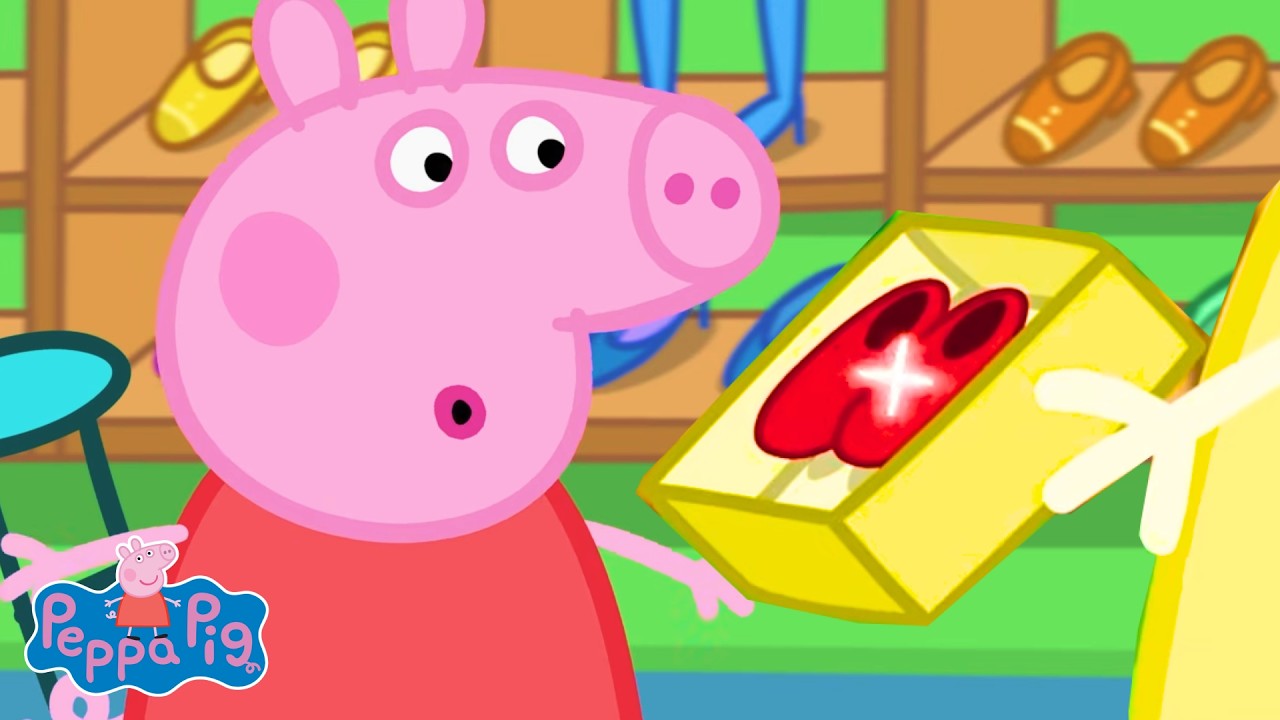 👠 Peppa új piros cipői! Sáros pocsolya dilemma | Peppa Malac | Rajzfilmek gyerekeknek