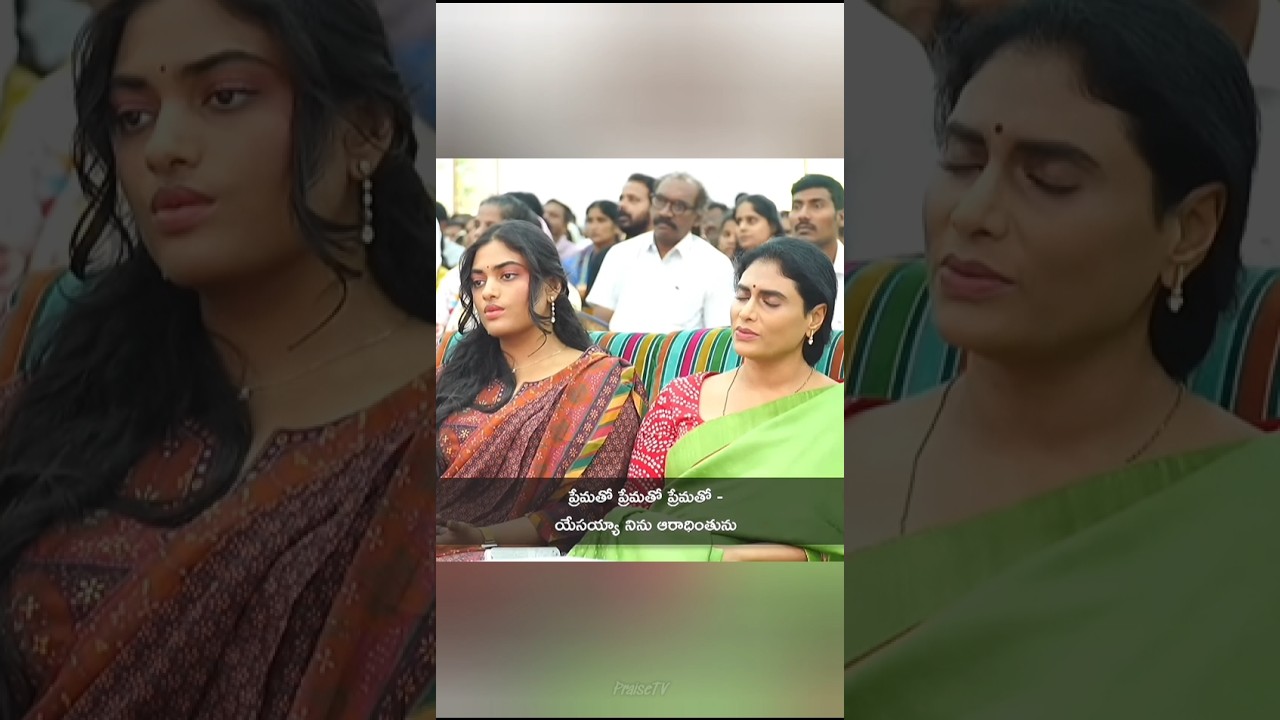 Powerful Praise & Worship Session - YS Sharmila & Anil Kumar | Heartfelt Telugu Worship | PraiseTV