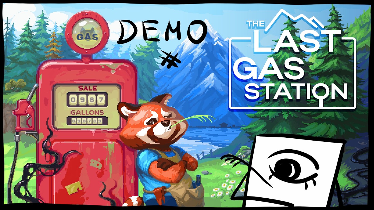 Симулятор таинственной заправки 👁 The Last Gas Station #DEMO