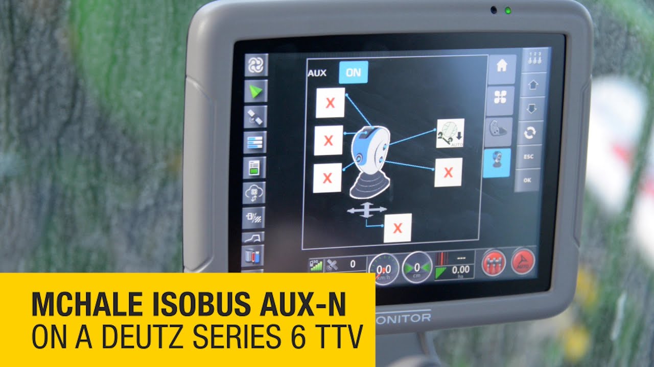 McHale ISOBUS AUX-N on a Deutz series 6 TTV