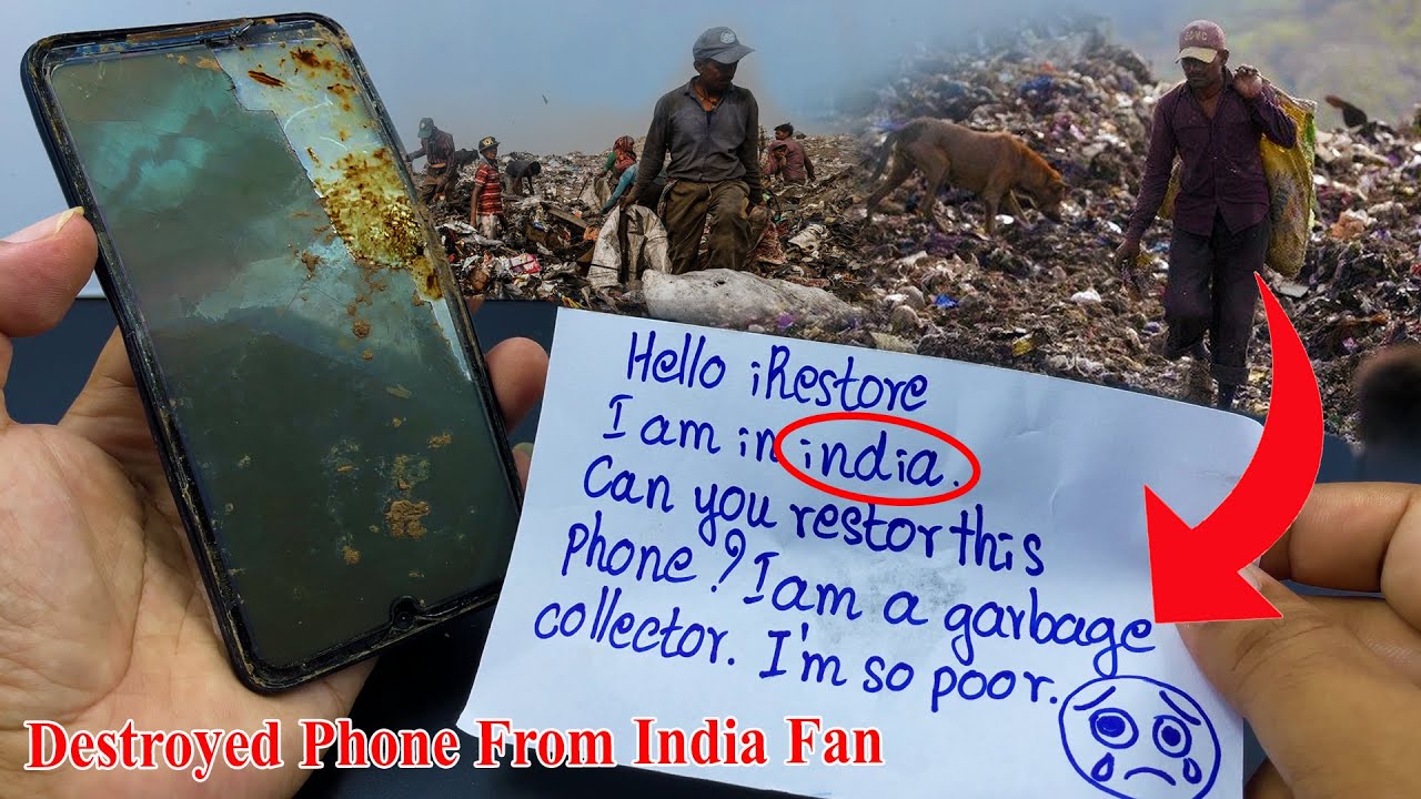 Restoring abandoned destroyed phone from indian fans, phone restoration