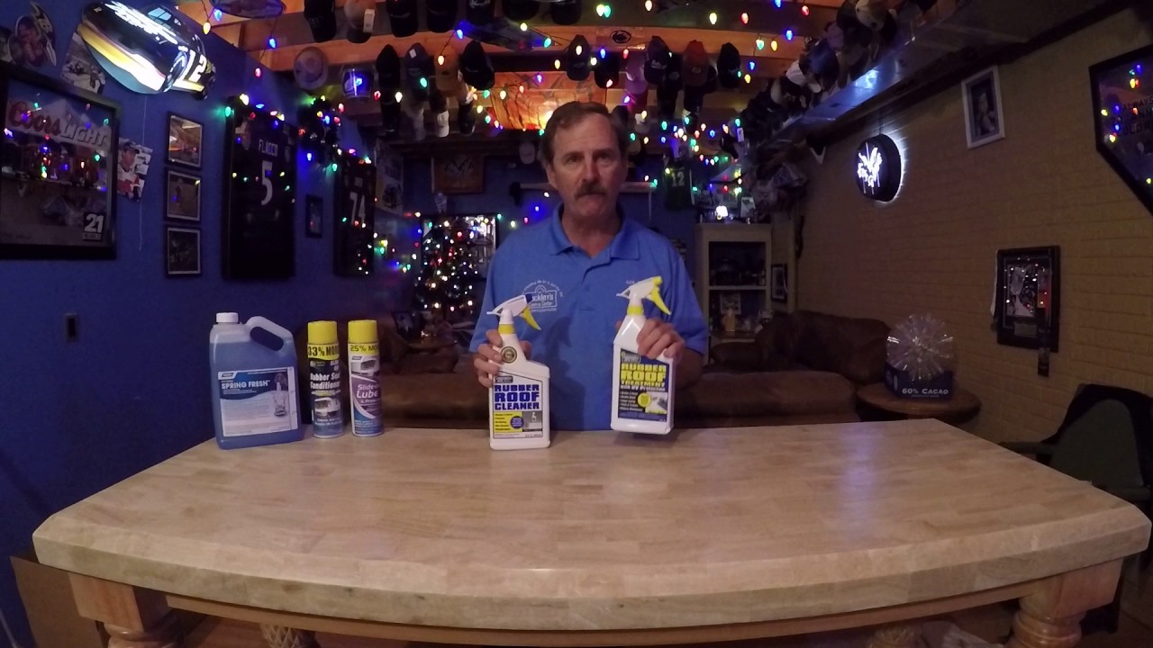 Best way to Clean your Rubber Roof  -  w/Paul 