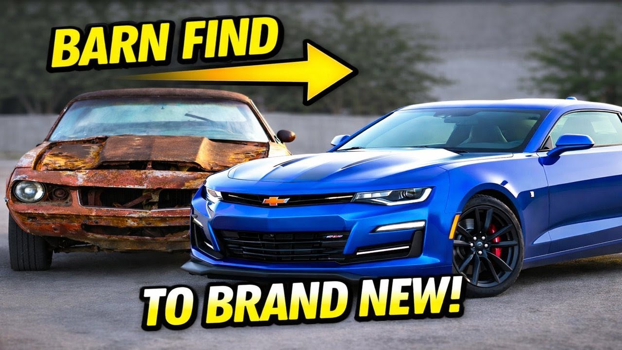 ASMR Car Restoration | abandoned 1990 Chevrolet Camaro Restoration | By Asmr Garage