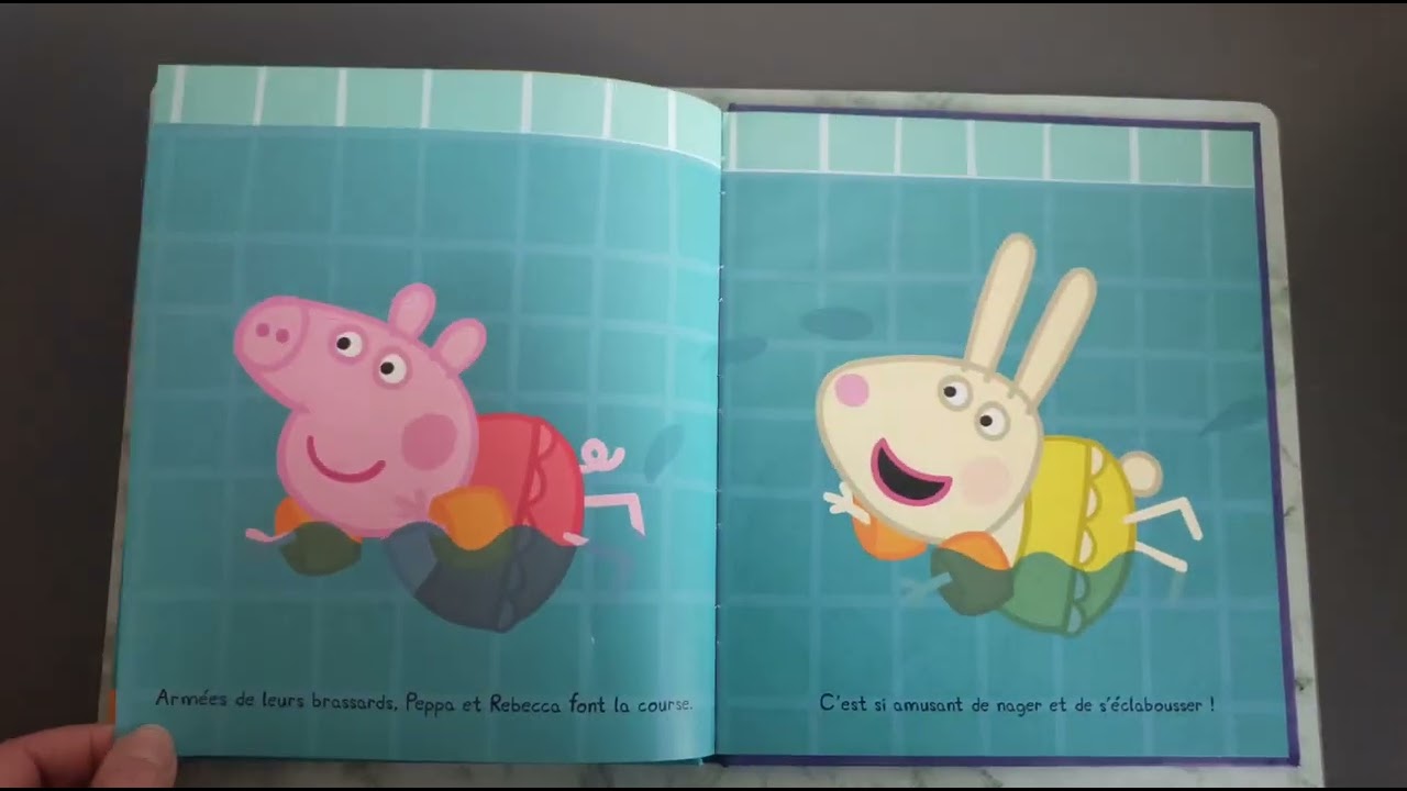 Peppa va à la piscine