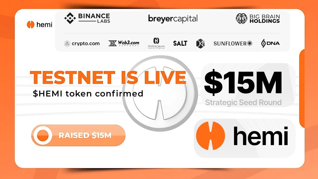 Hemi Network Testnet Airdrop: Bitcoin & Ethereum Combined! Full Guide | Backed By Binance Labs