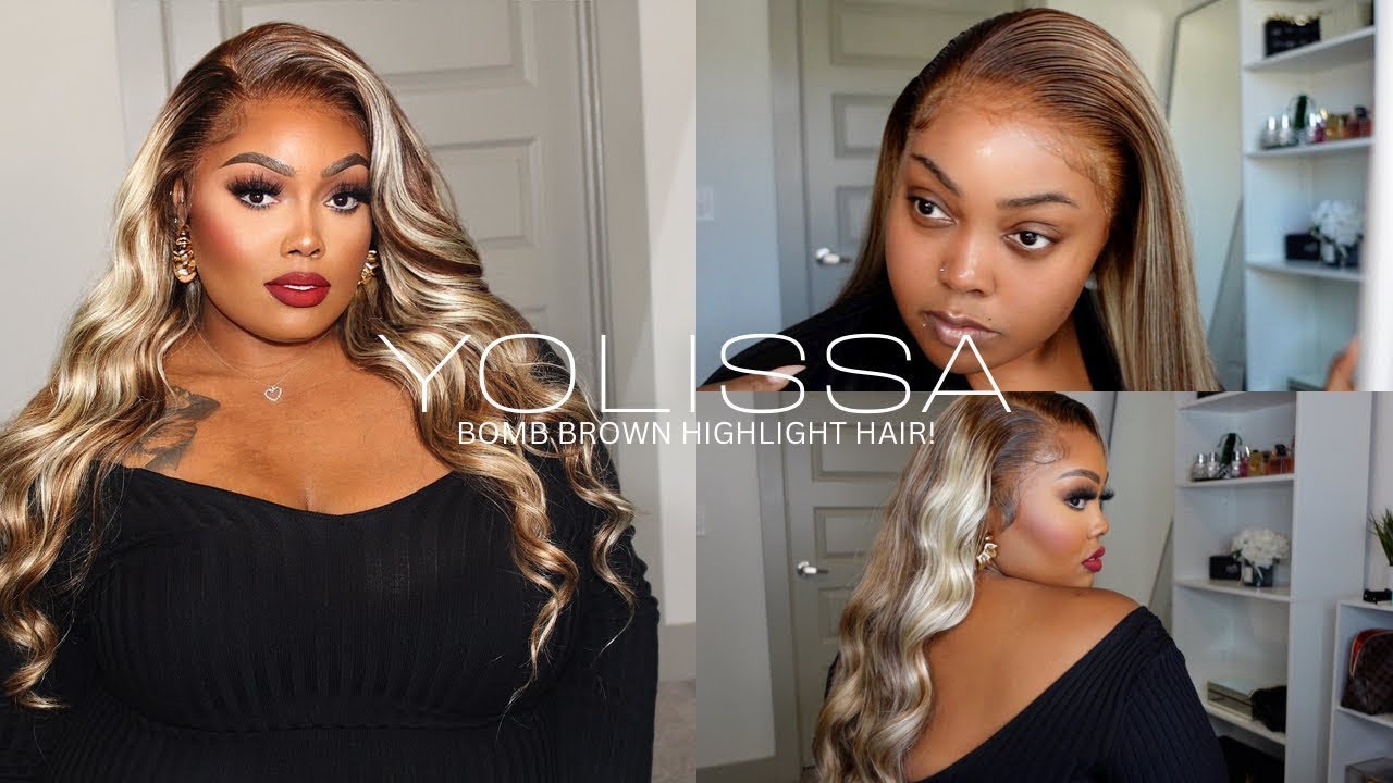💕BROWN BARBIE | PERFECT PRE-HIGHLIGHTED WIG FOR BROWN SKIN | YOLISSA HAIR & MsCreativeDiva