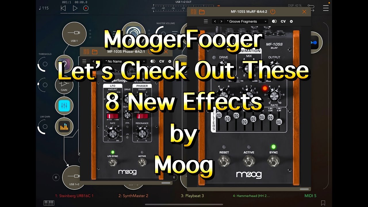 The MoogerFooger Collection - 8 NEW Effects by Moog for iOS - Let's Check Them Out