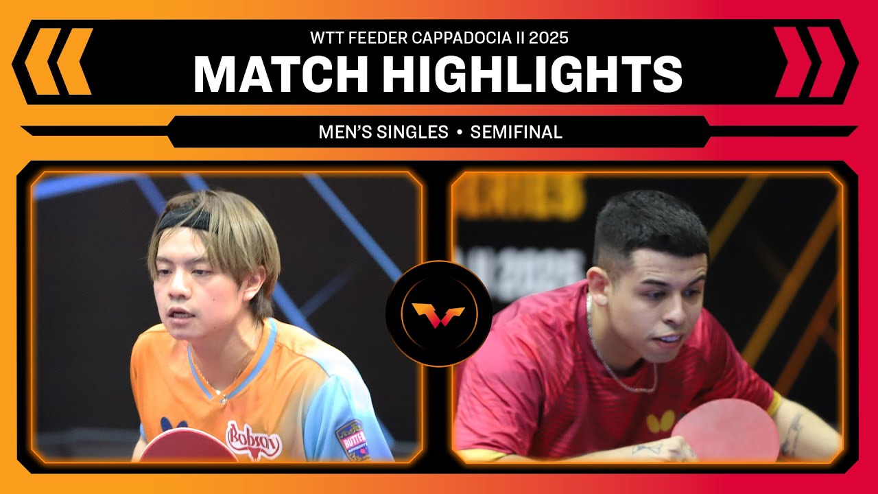 Yukiya Uda vs Nicolas Burgos | MS SF | WTT Feeder Cappadocia II 2025