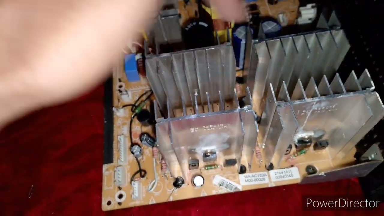 memperbaiki Speaker aktif polytron type pass 8f22 mati total, tegangan berdenyut, naik turun