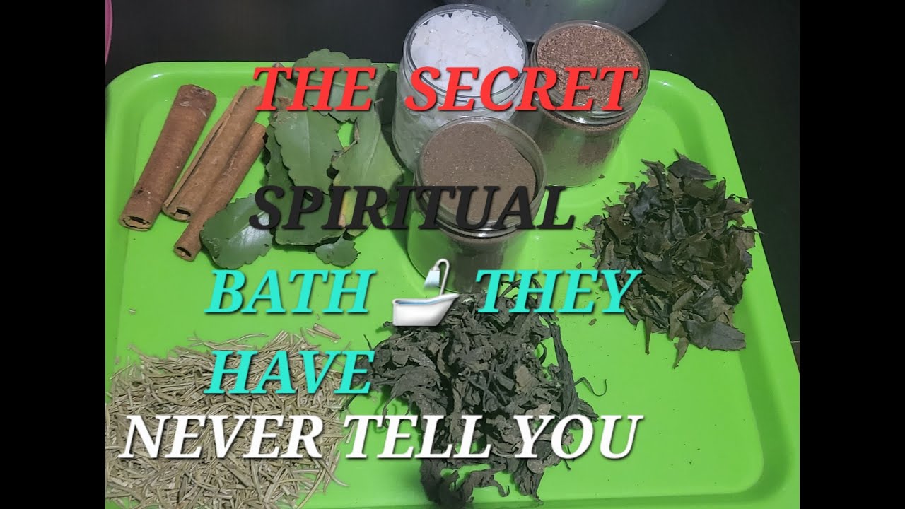 MOST POWERFUL SPIRITUAL CLEANSING BATH 🛁..