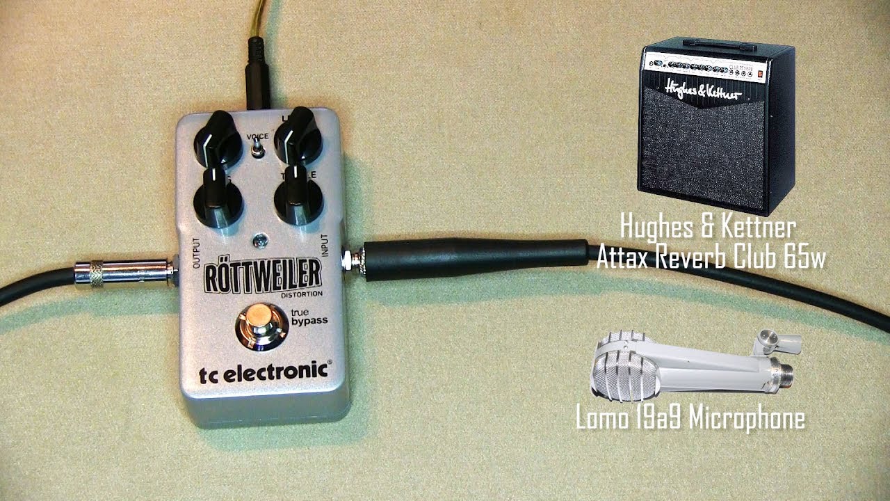 t. c. electronic Rottweiler ( Distortion Pedal ) Review guitar pedals