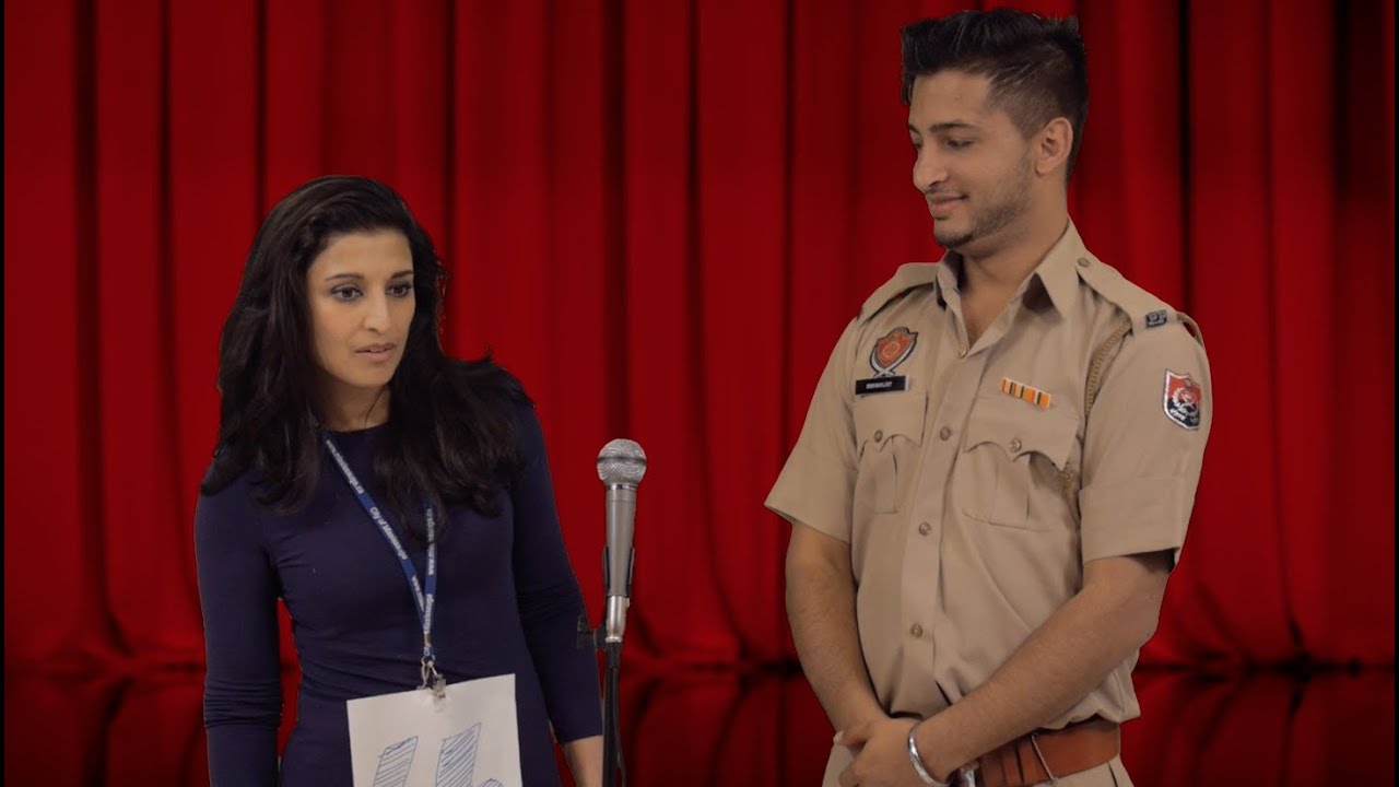 Punjab Police Spelling Bee Contest (FUNNY PUNJABI VIDEO) Rupan Bal