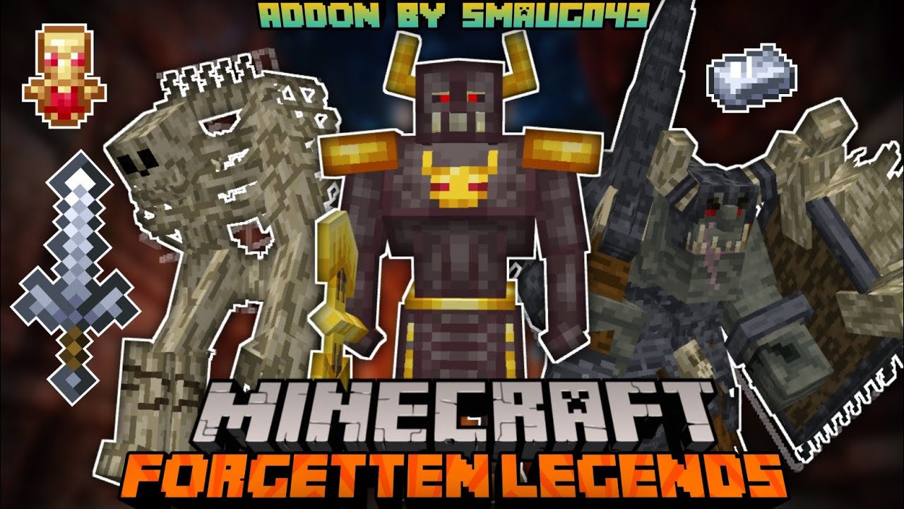 Fantasy Minecraft Pe Mod - The Forgotten Legends Addon || Minecraft Pe Fantasy Addon Showcase