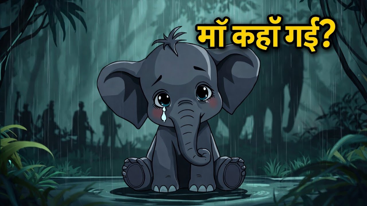 🐘 खामोश हाथी की कहानी | Emotional Animal Story | Moral Story Hindi