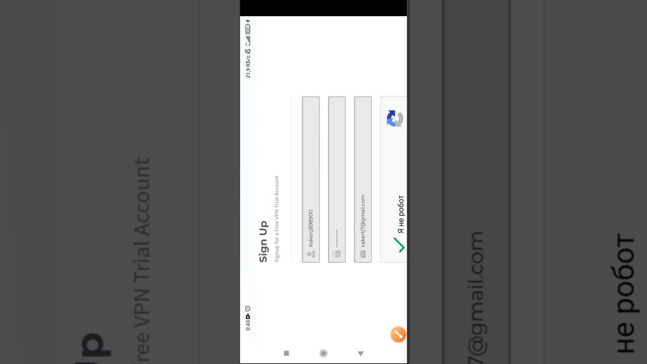 тарзи сохтани акаунти droid vpn