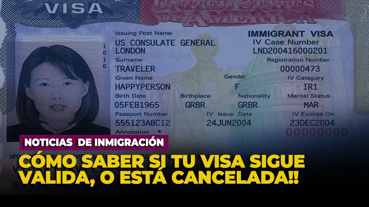 TUTORIAL: C&oacute;mo revisar la visa para confirmar si esta v&aacute;lida o cancelada!!