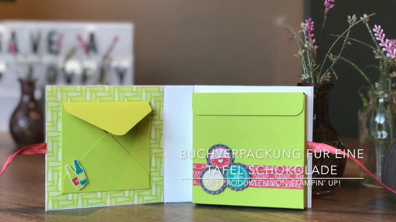 Buchverpackung für Schokolade (1) | Ritter Sport Buch |  Stampin' Up!