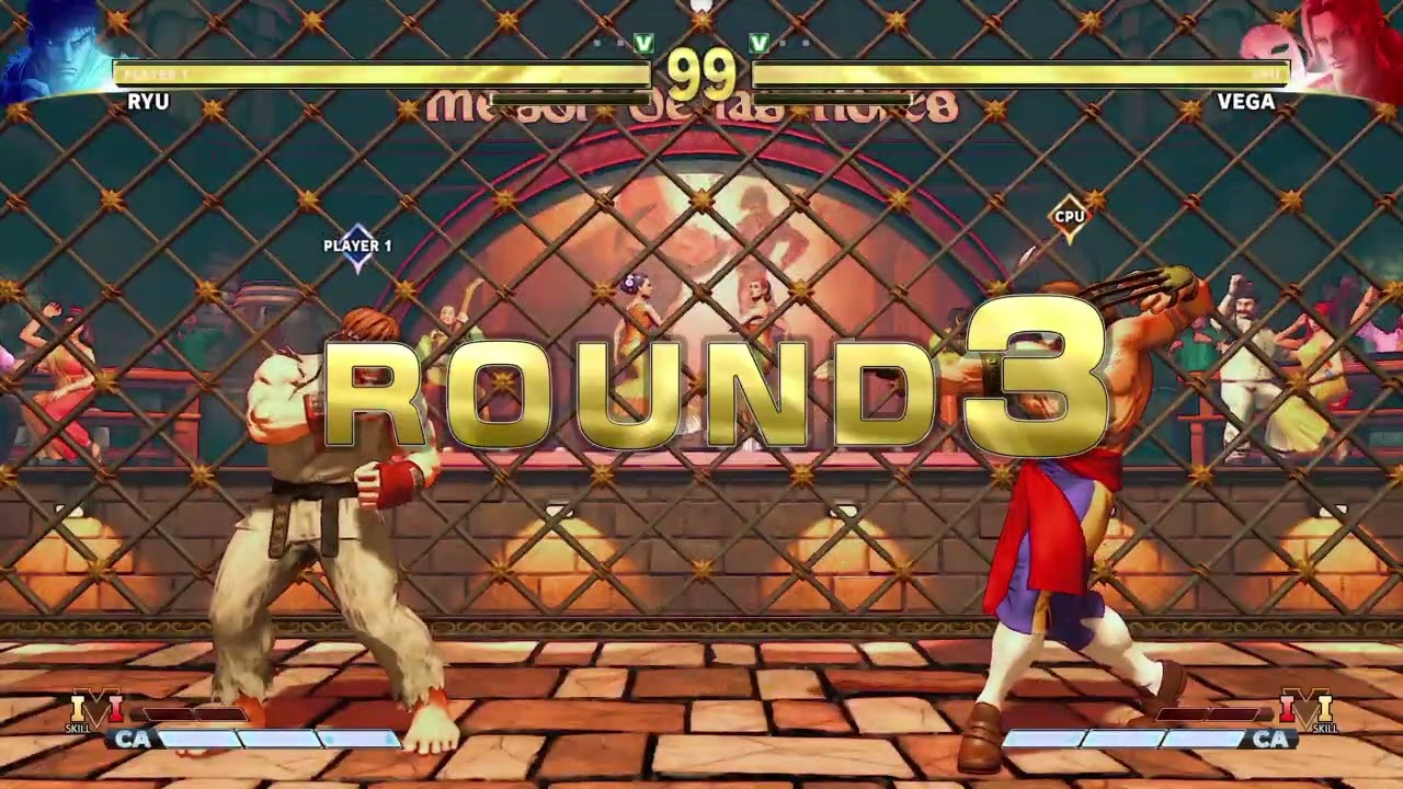 STREET FIGHTER V Ryu vs Vega