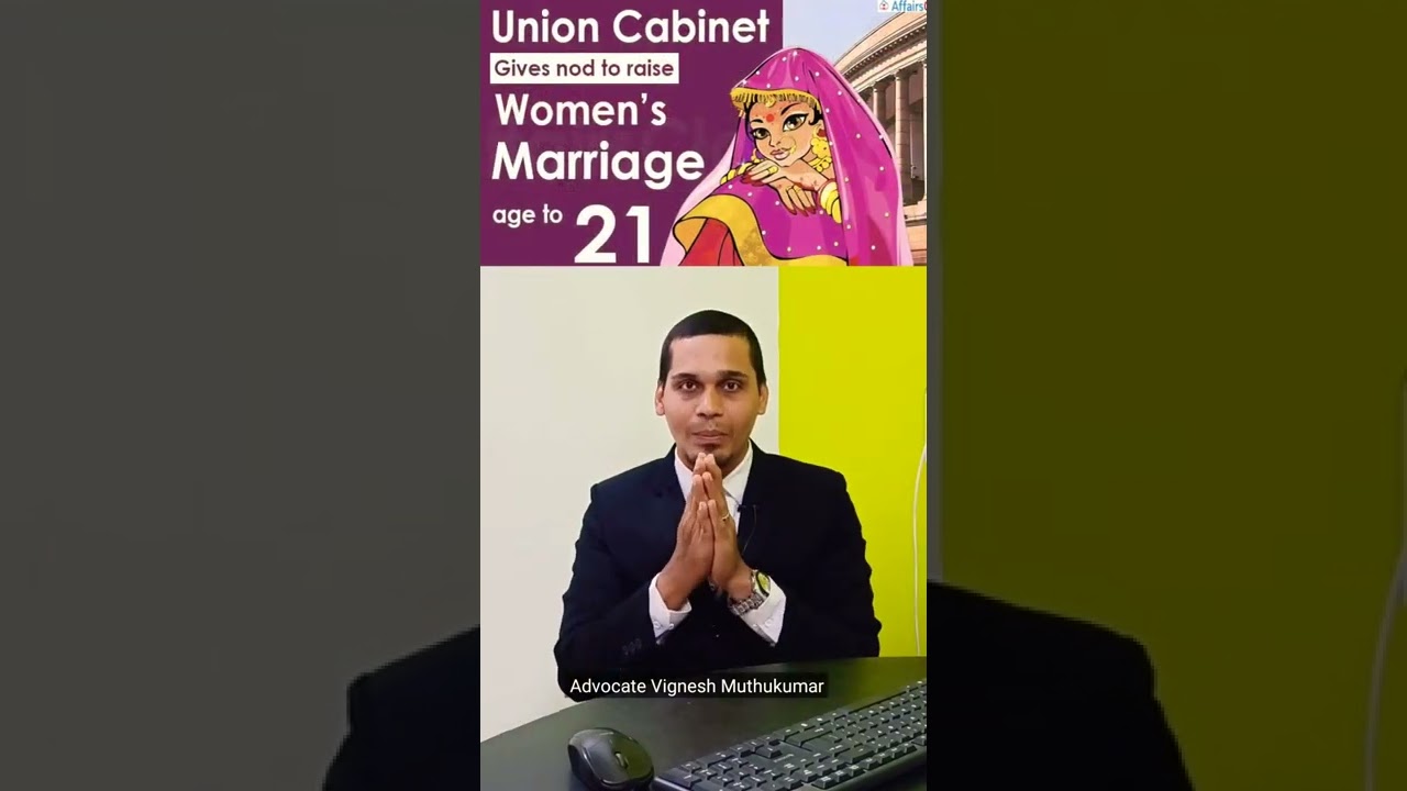 Legal Age for Marriage in India for Girls || #tamil #tamilnadu #shorts
