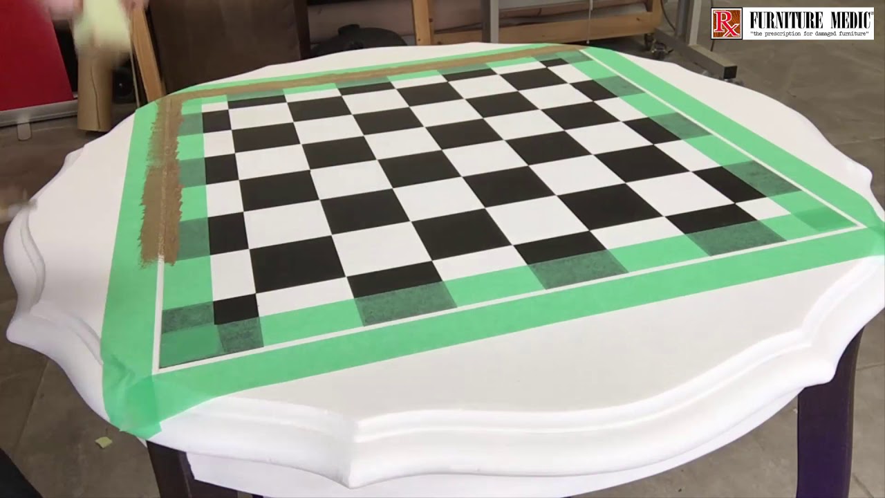 How To Paint a Chess Table | Furniture Medic UK