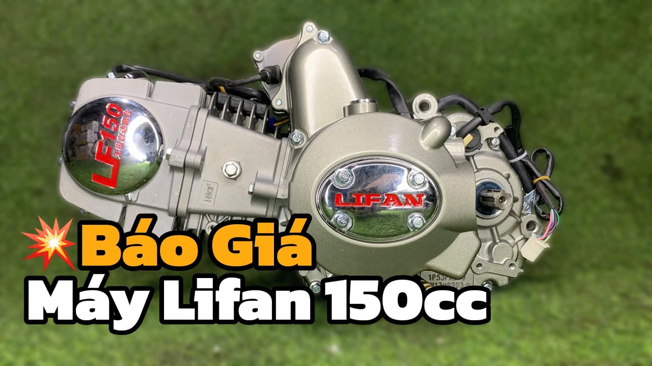 Siêu Phẩm Lifan 150cc Có két nước|| 8 Cục Máy Mới lắp cho xe honda Wave