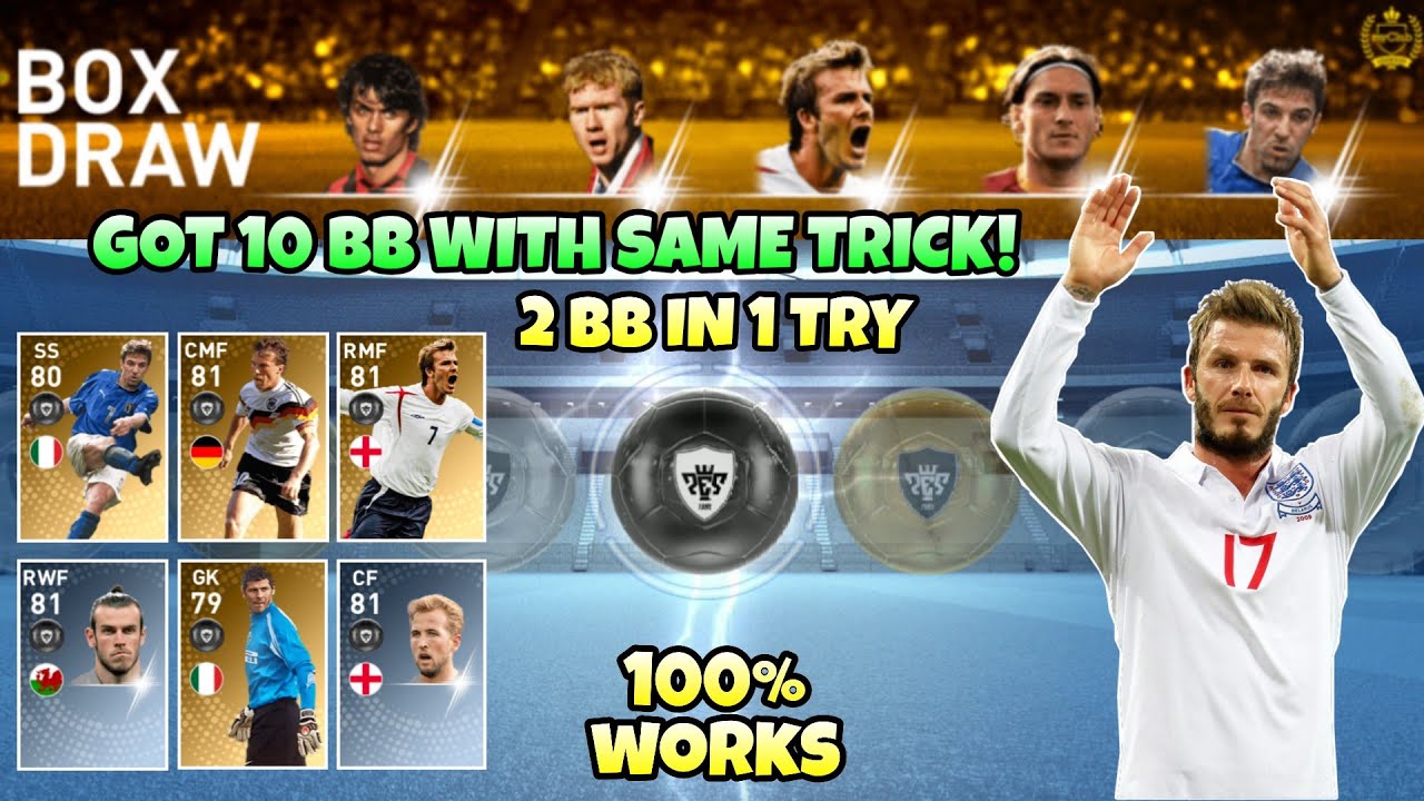 Black Ball Legends Trick in LEGENDS: Worldwide Box Draw || Pes 2019 Mobile