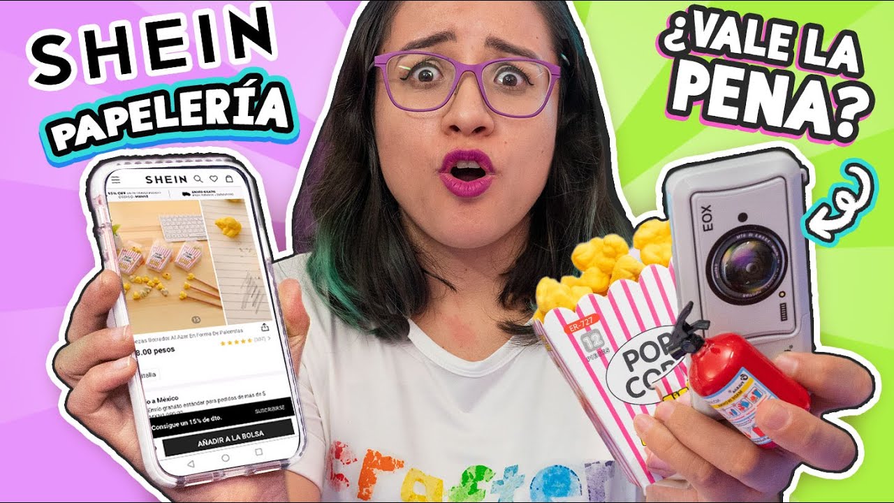 PAPELERÍA DE SHEIN 😱  ¿ES BUENA? ✂️ LO QUE PEDÍ Vs LO QUE RECIBÍ | Craftingeek