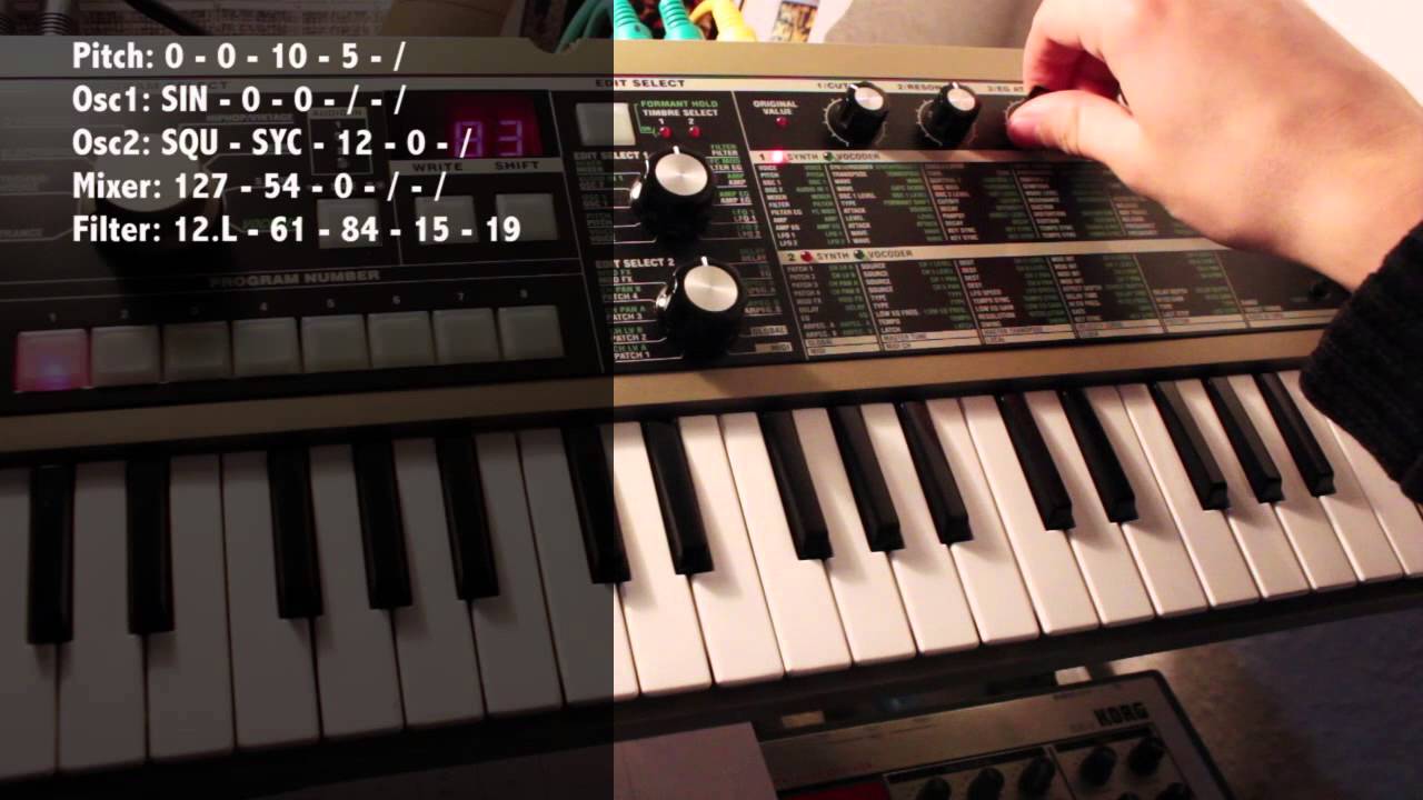 MicroKorg Tutorial: Ambient Synth Lead Sound #TTNM