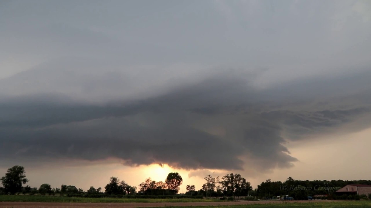 Supercelle nel Polesine 19.8.2017