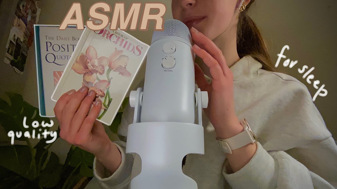 your favorite book triggers for sleep ASMR ⋆｡°✩ (page turning, tapping, soft whispers, reading)