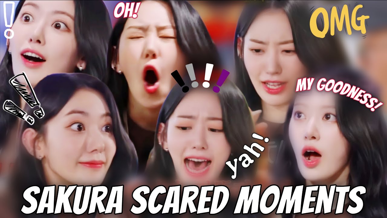 SAKURA SCARED MOMENTS COMPILATION
