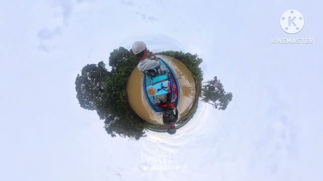Trip memancing udang di spupok dengan arus deras, namun ada juga hasil nya
